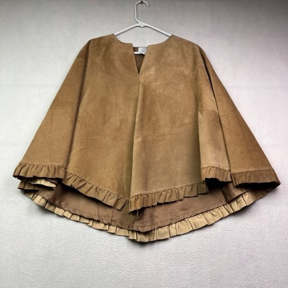 Ann Taylor LOFT Tops - Ann Taylor LOFT  Suede Jacket Poncho Coat XS S